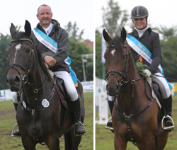 Die Kreismeistertitel im Springreiten des Kreises Ostvorpommern gingen an Carsten Schlönvogt und bei den Junioren an Nancy Wolf (beide Wusterhusen). Die Kreismeistertitel im Springreiten des Kreises Ostvorpommern gingen an Carsten Schlönvogt und bei den Junioren an Nancy Wolf (beide Wusterhusen).